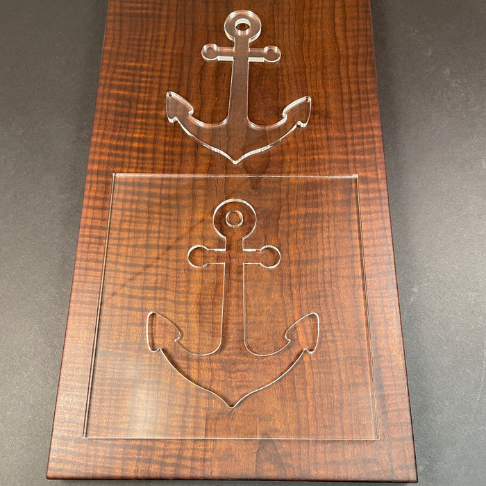 Anchor Router Template (Clear Acrylic)