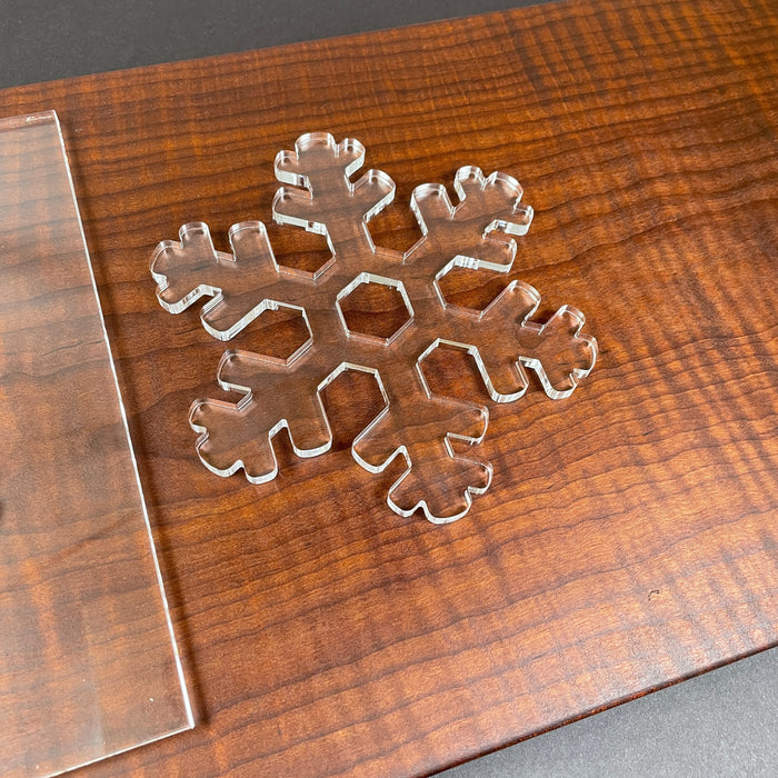 Snowflake #2 Router Template (Clear Acrylic)
