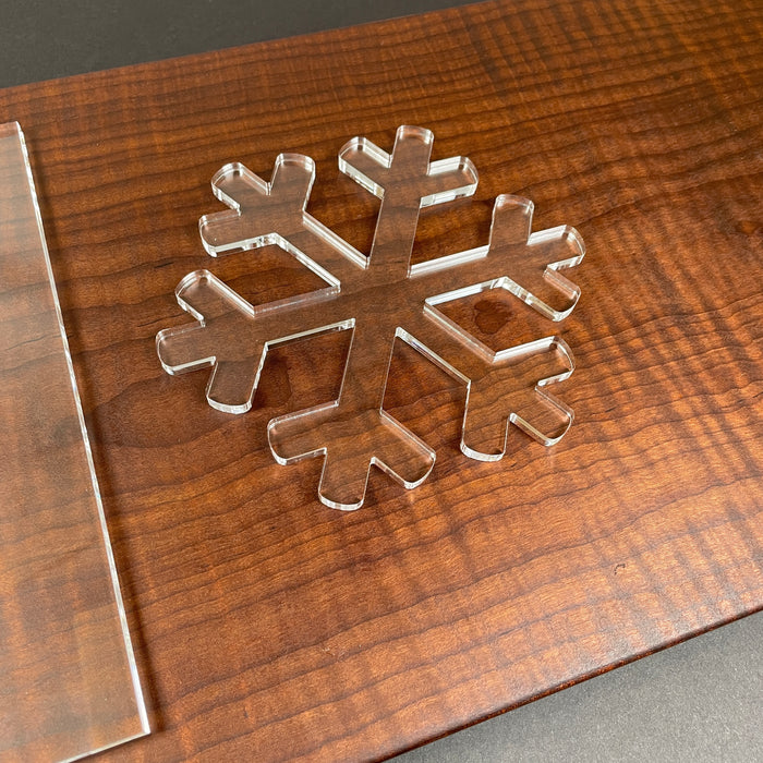Snowflake #1 Router Template (Clear Acrylic)