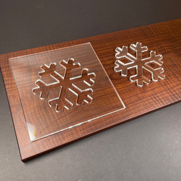 Snowflake #1 Router Template (Clear Acrylic)