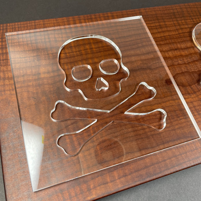 Skull Router Template (Clear Acrylic)