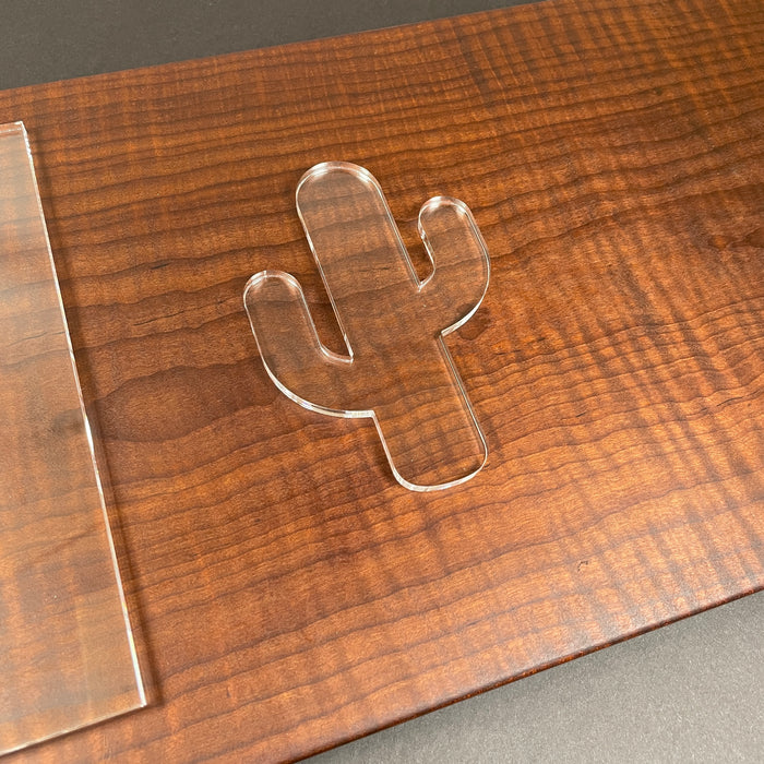 Cactus Router Template (Clear Acrylic)