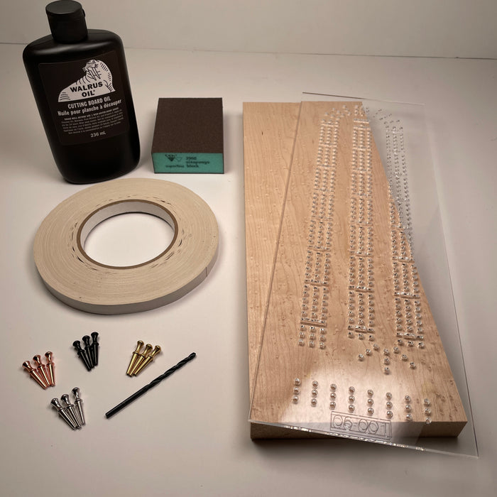 Cribbage Board Project Kit (beginner project kit)