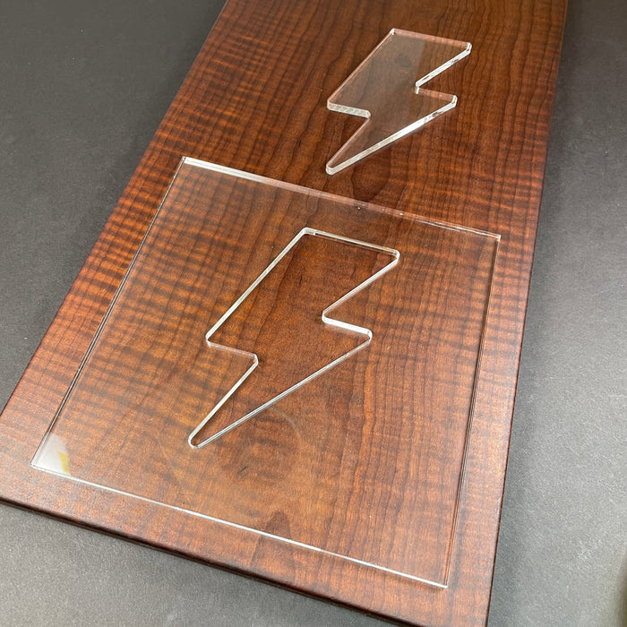Lightning Bolt Router Template (Clear Acrylic)