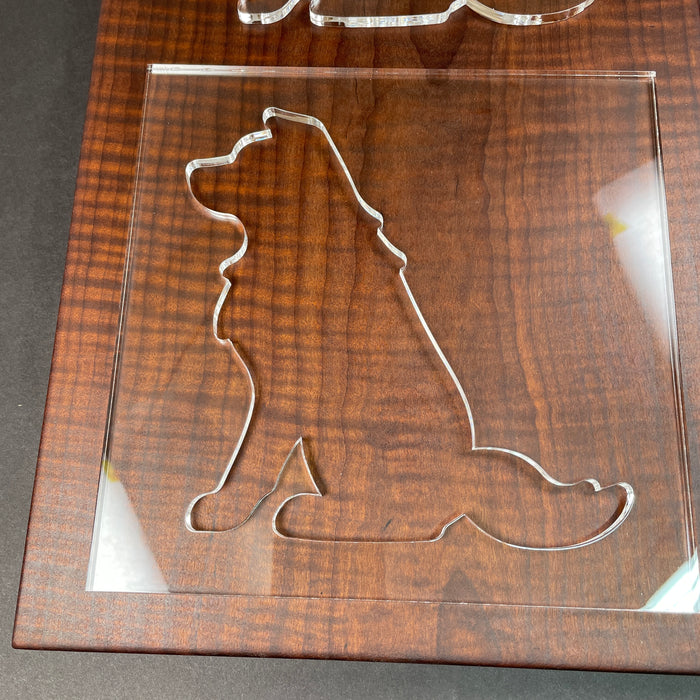 Sitting Dog Router Template (Clear Acrylic)