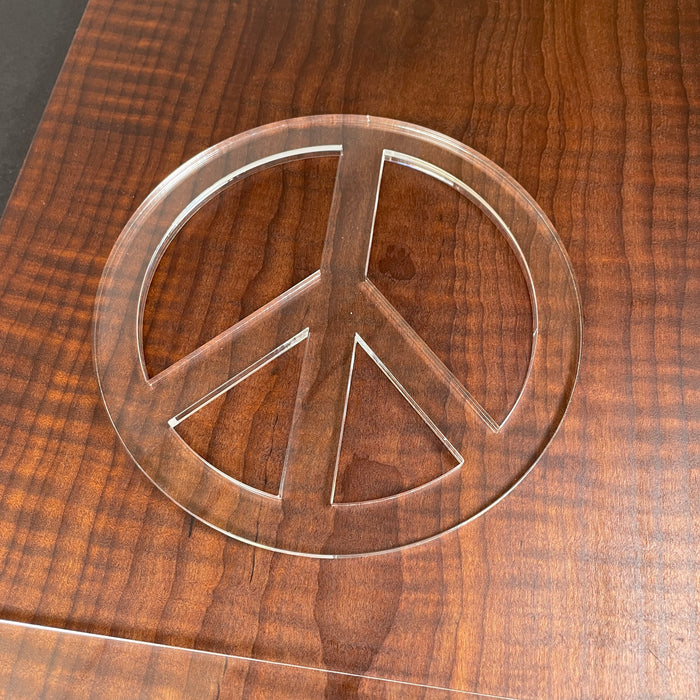 Peace Icon Router Template (Clear Acrylic)
