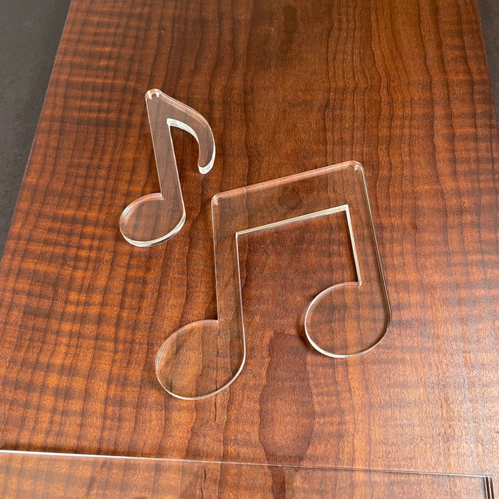 Music Notes Router Template (Clear Acrylic)