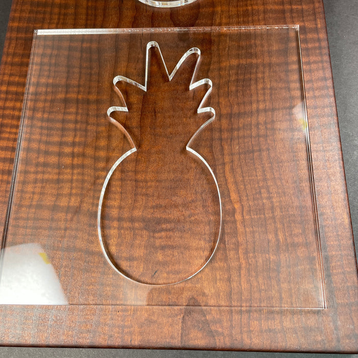 Mini Pineapple Router Pineapple Inlay Router Template - Clear Acrylic Woodworking Template ...