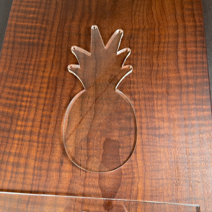 Mini Pineapple Router Pineapple Inlay Router Template - Clear Acrylic Woodworking Template ...