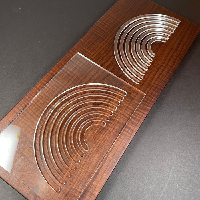 Rainbow Router Template (Clear Acrylic) — Jeff Mack Supply
