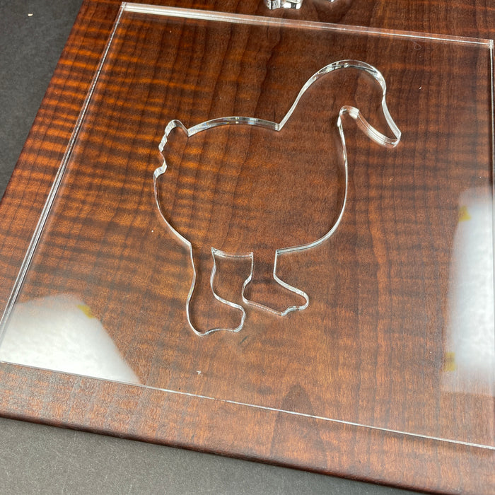 Duck Router Template (Clear Acrylic)