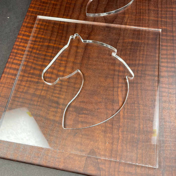 Horse Router Template (Clear Acrylic)