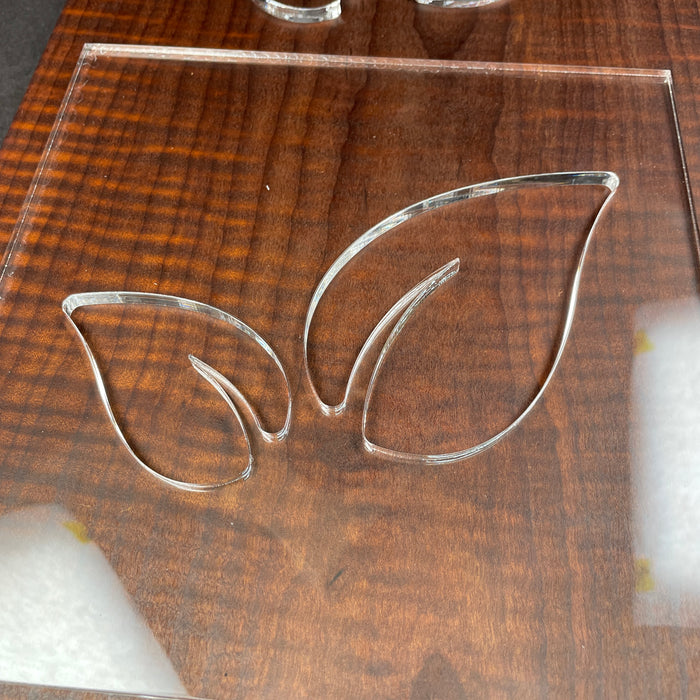 2 Leaves Router Template (Clear Acrylic)