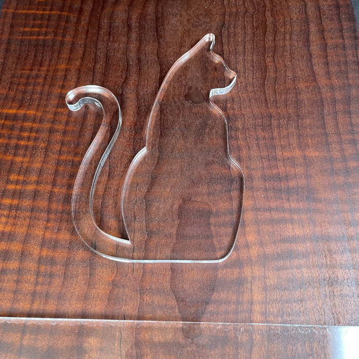 Cat Router Template (Clear Acrylic)