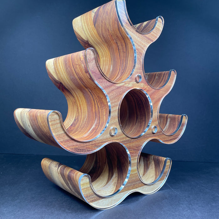 8 bottle Wine Rack Router Template (Clear Acrylic) — Jeff Mack Supply