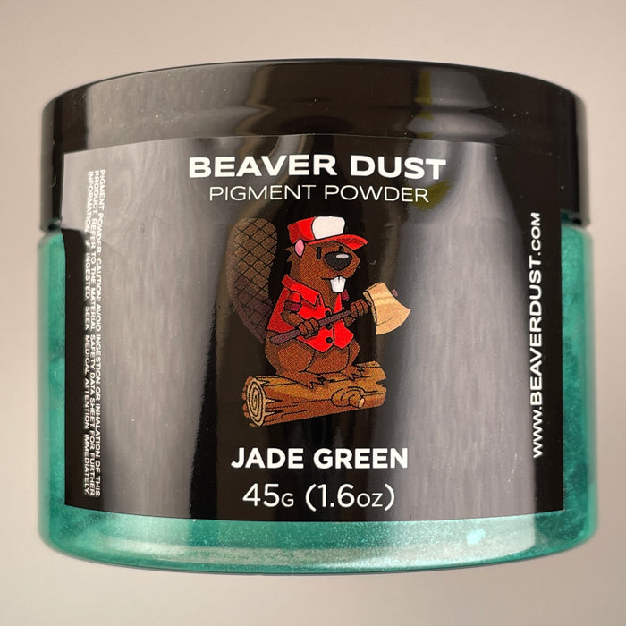 Jade Green Mica Powder - Beaver Dust Pigments