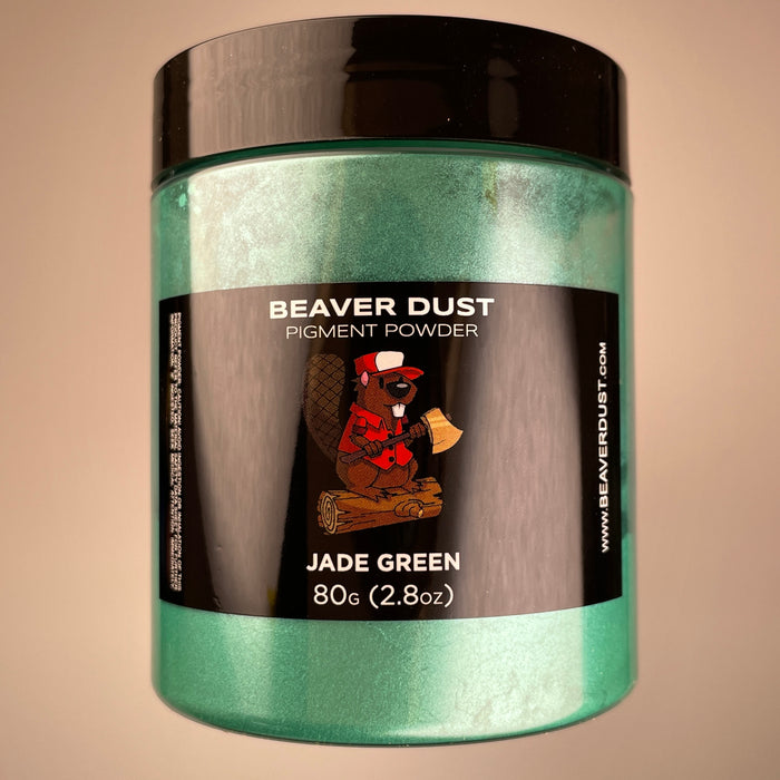 Jade Green Mica Powder - Beaver Dust Pigments