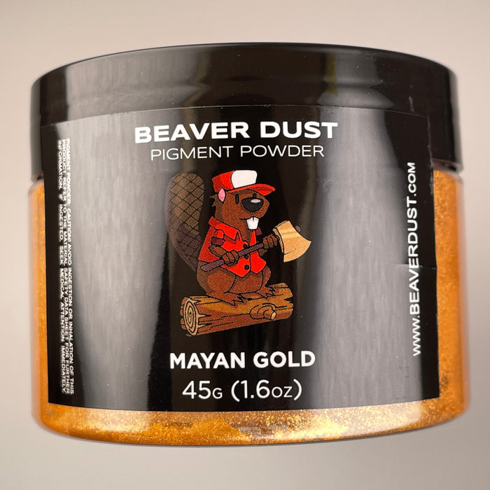Mayan Gold Mica Powder - Beaver Dust Pigments