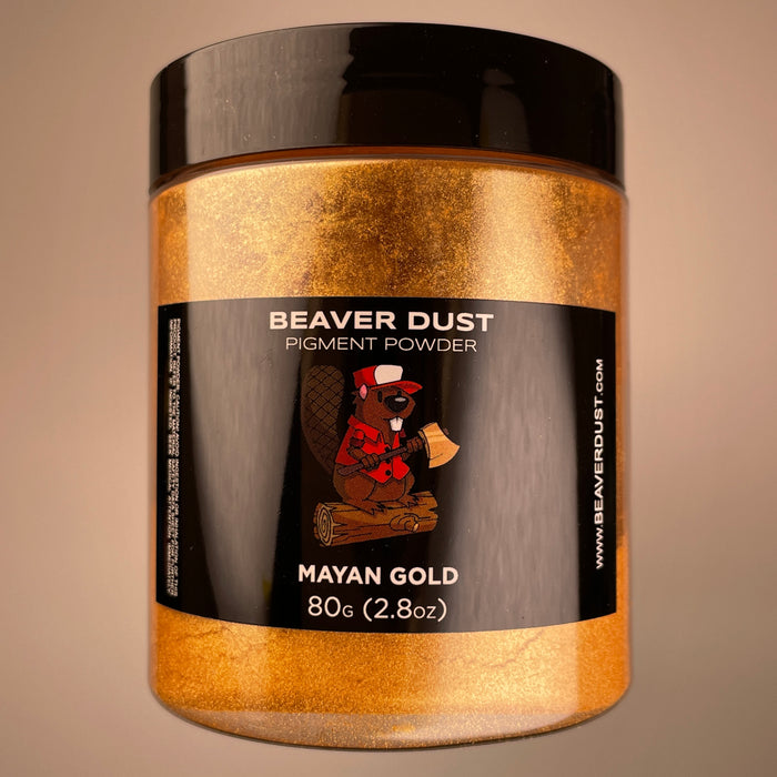 Mayan Gold Mica Powder - Beaver Dust Pigments — Jeff Mack Supply