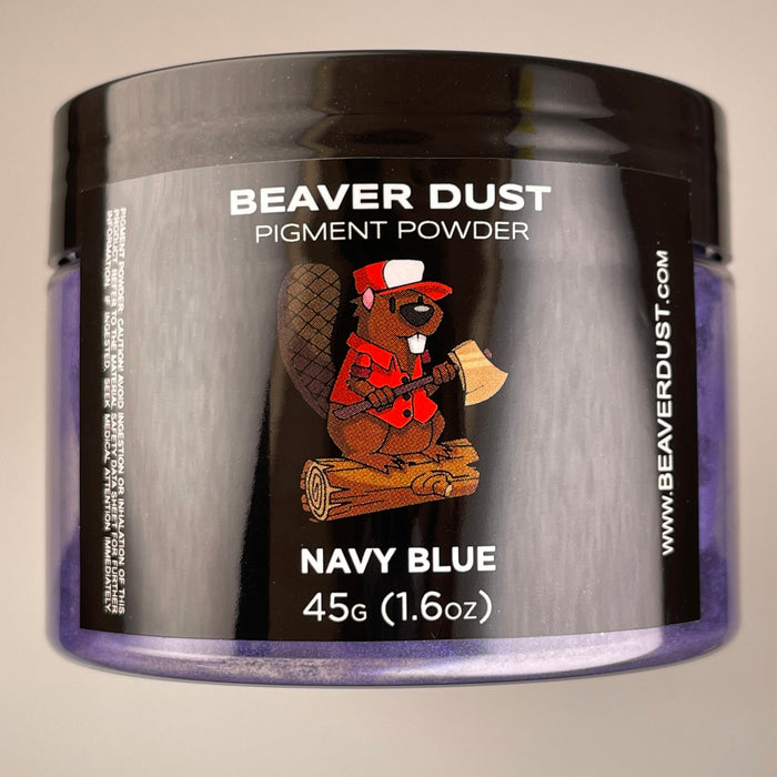 Navy Blue Mica Powder - Beaver Dust Pigments