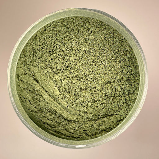 Olive Green Mica Powder - Beaver Dust Pigments