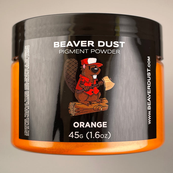 Orange Mica Powder - Beaver Dust Pigments