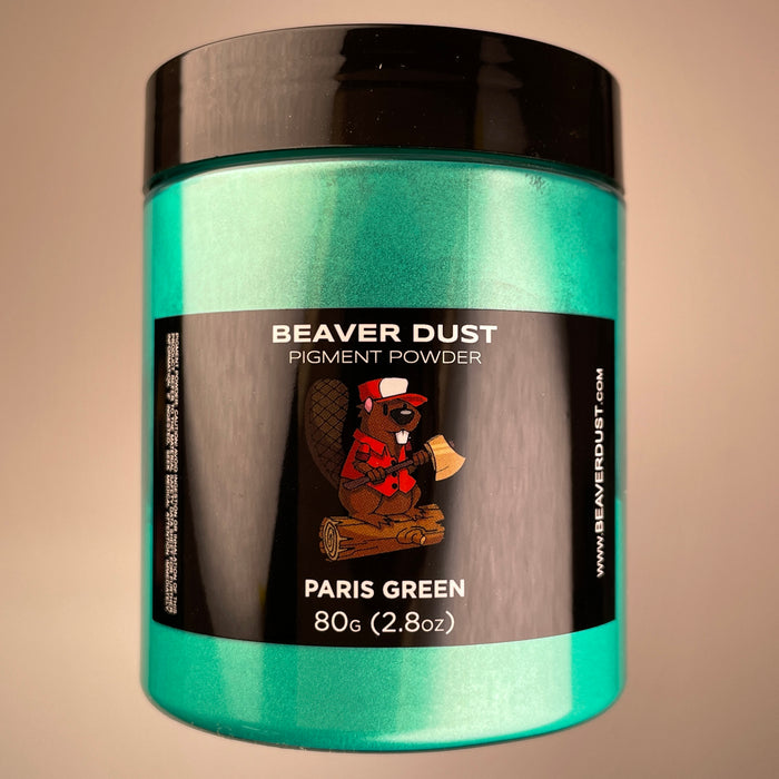 Paris Green Mica Powder - Beaver Dust Pigments