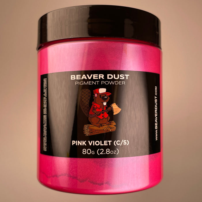 Pink Violet (C/S) Mica Powder - Beaver Dust Pigments