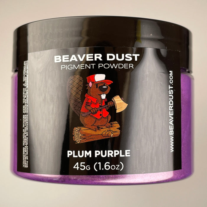 Plum Purple Mica Powder - Beaver Dust Pigments