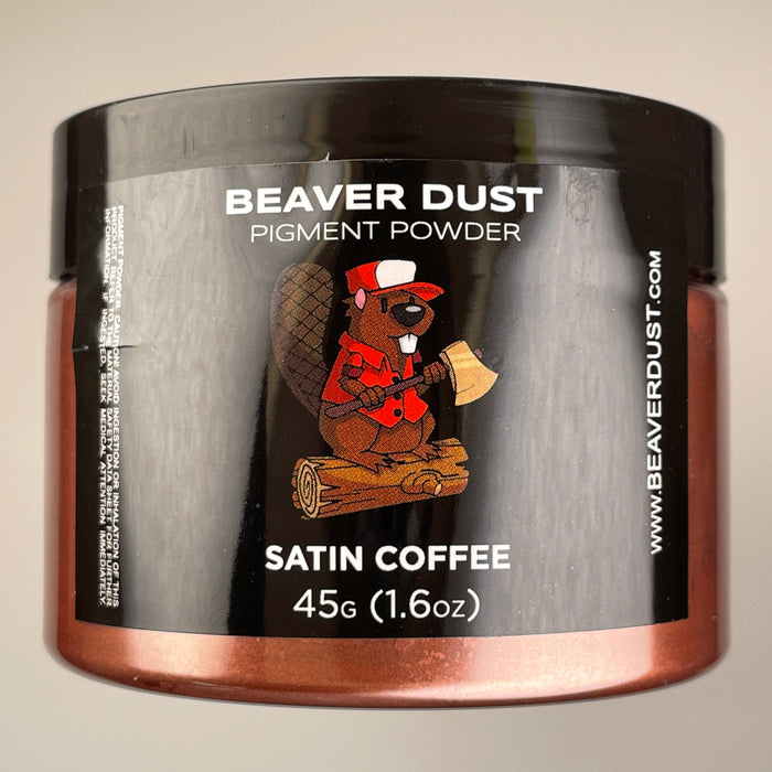 Satin Coffee Mica Powder - Beaver Dust Pigments