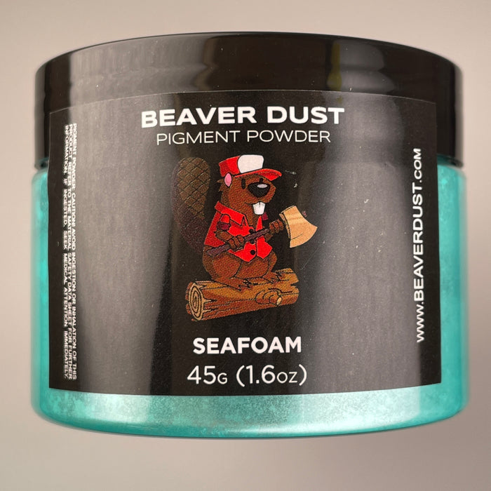 Seafoam Mica Powder - Beaver Dust Pigments