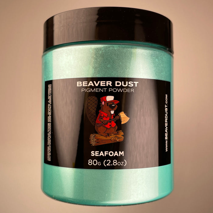 Seafoam Mica Powder - Beaver Dust Pigments