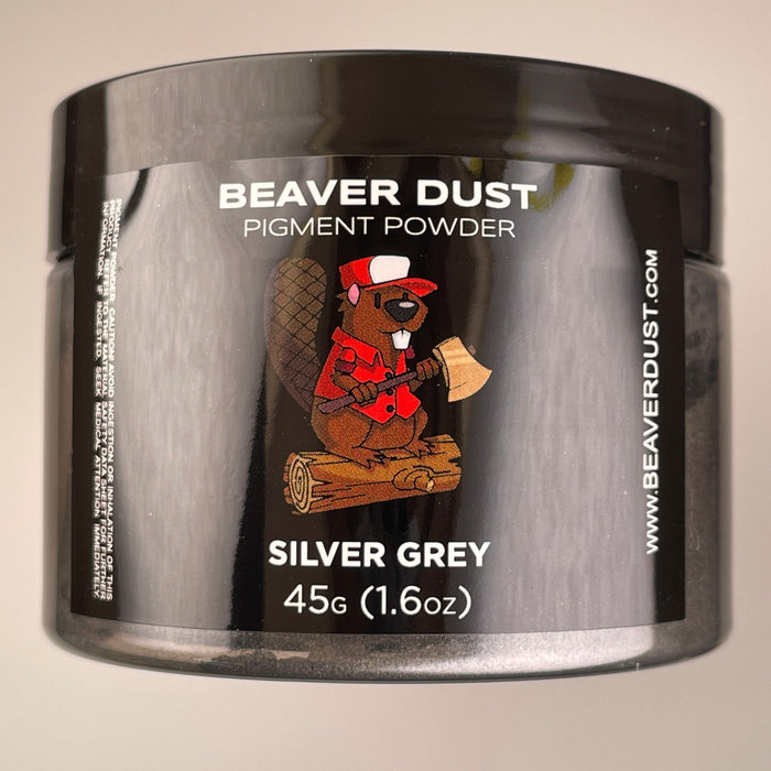 Silver Grey Mica Powder - Beaver Dust Pigments