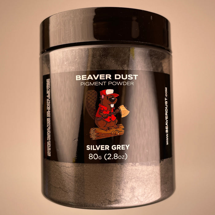 Silver Grey Mica Powder - Beaver Dust Pigments