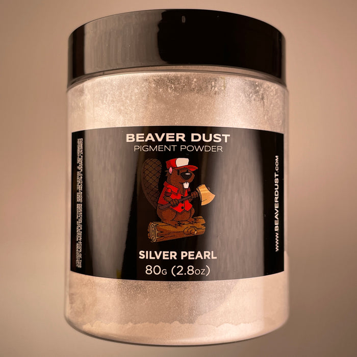 Silver Pearl Mica Powder - Beaver Dust Pigments