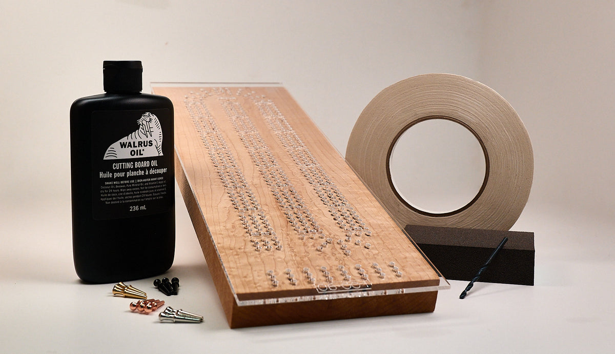 Cribbage Board Project Kit (beginner project kit) — Jeff Mack Supply