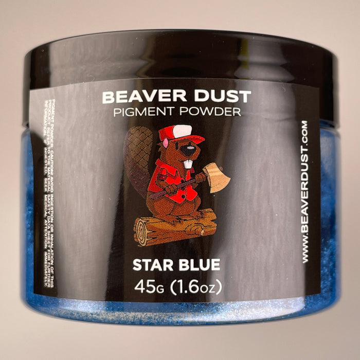Star Blue Mica Powder - Beaver Dust Pigments