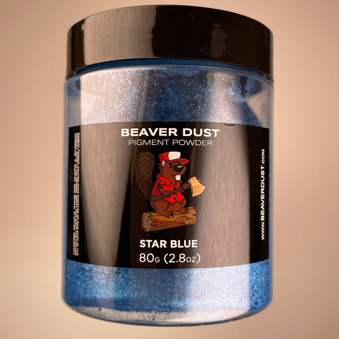 Star Blue Mica Powder - Beaver Dust Pigments