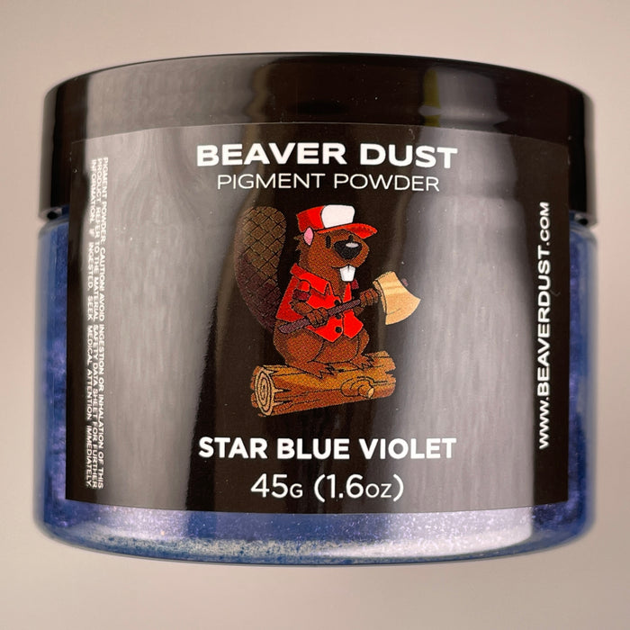 Star Blue Violet Mica Powder - Beaver Dust Pigments