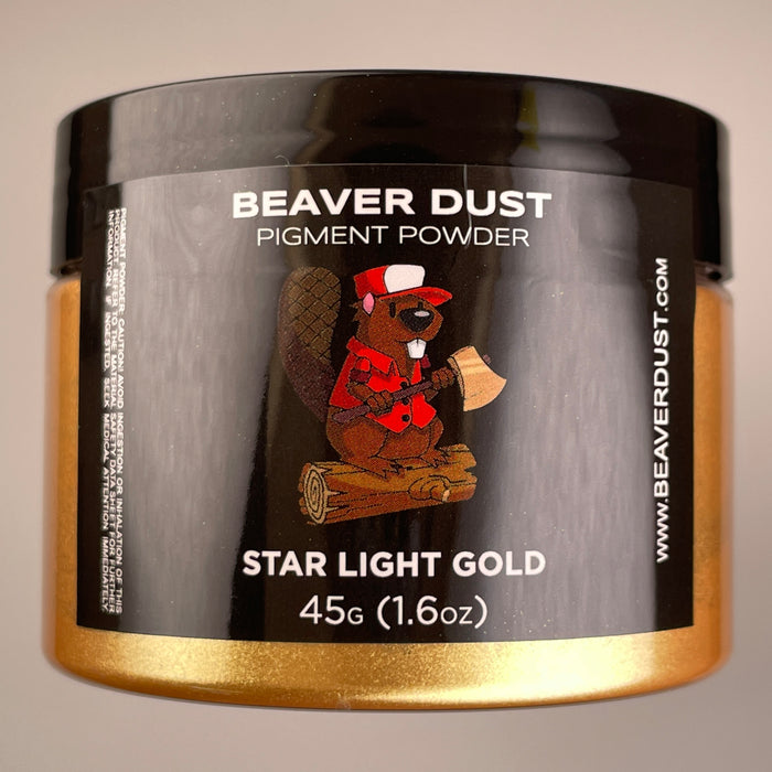 Star Light Gold Mica Powder - Beaver Dust Pigments