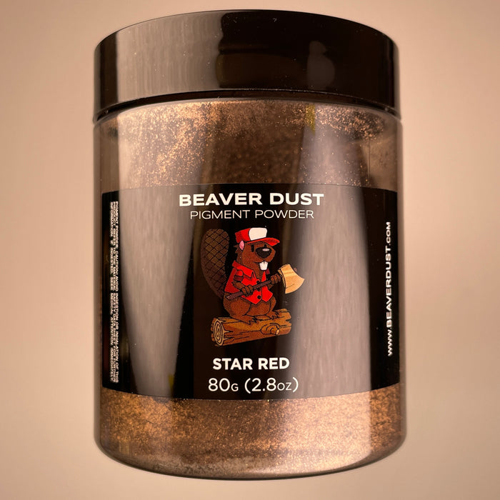 Star Red Mica Powder - Beaver Dust Pigments