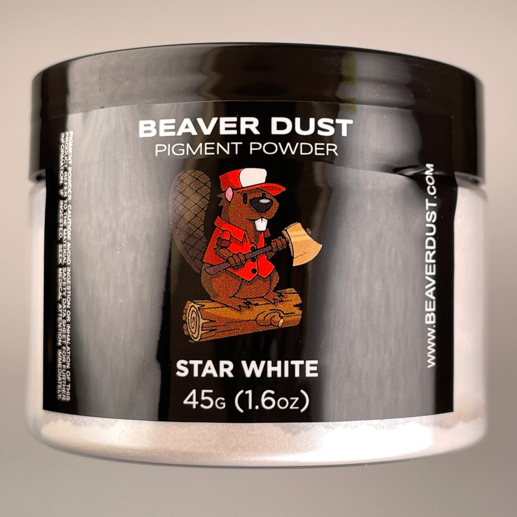 Star White Mica Powder - Beaver Dust Pigments — Jeff Mack Supply