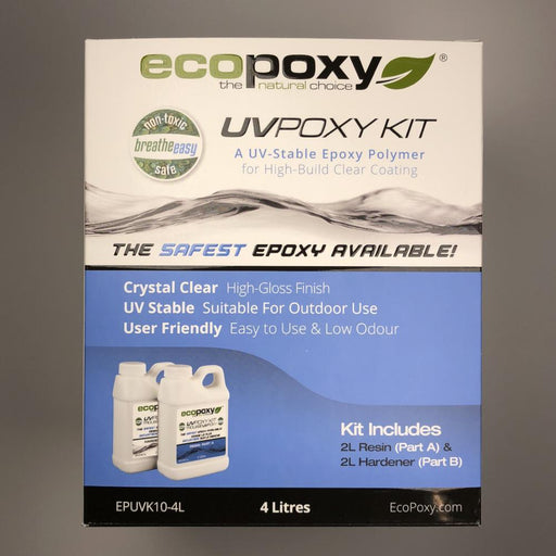 This thin coat epxoy is great for table top finishes