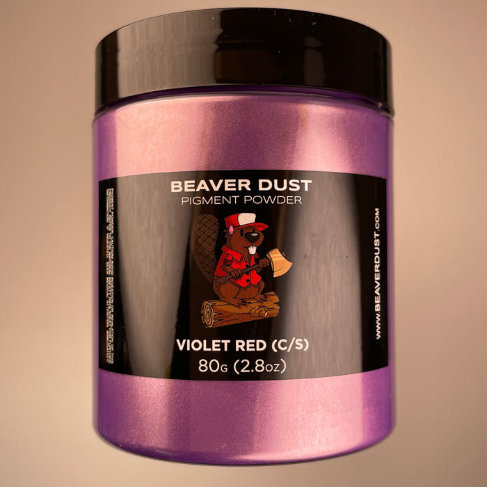 Violet Red (C/S) Mica Powder - Beaver Dust Pigments