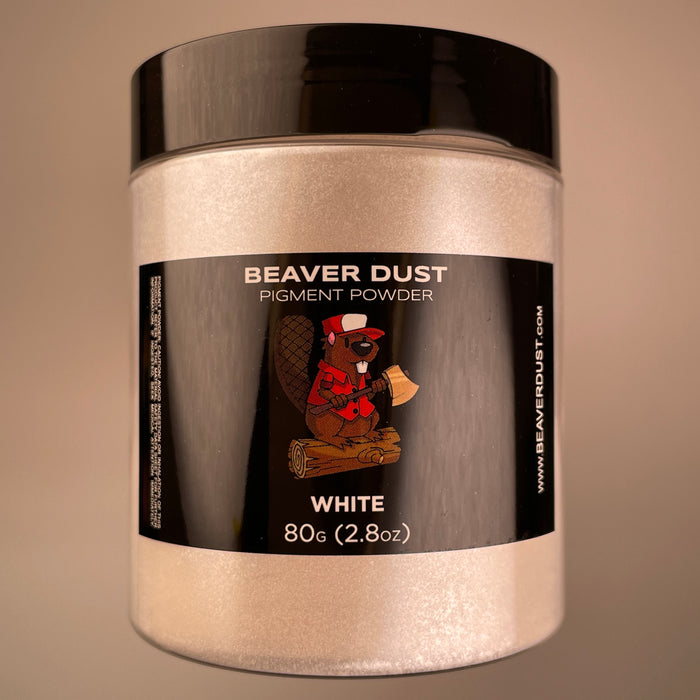 White Mica Powder - Beaver Dust Pigments — Jeff Mack Supply