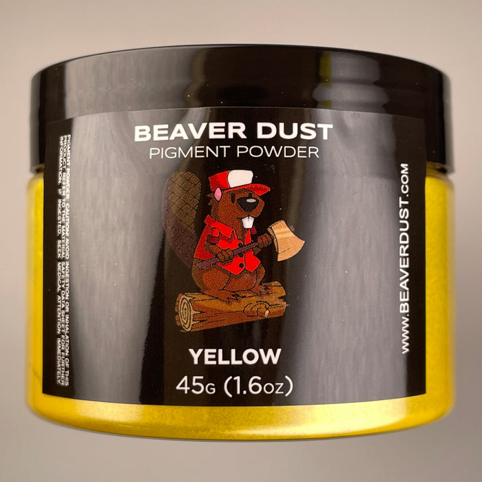 Yellow Mica Powder - Beaver Dust Pigments