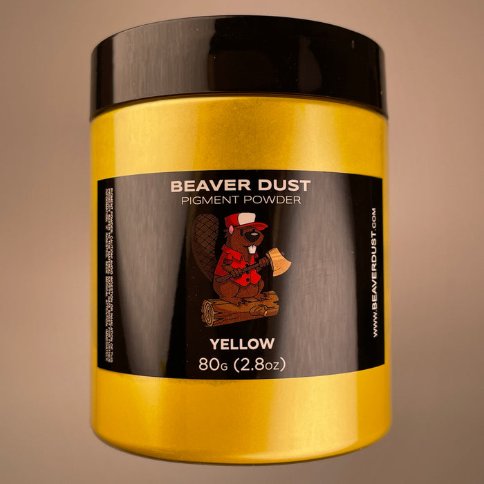Yellow Mica Powder - Beaver Dust Pigments